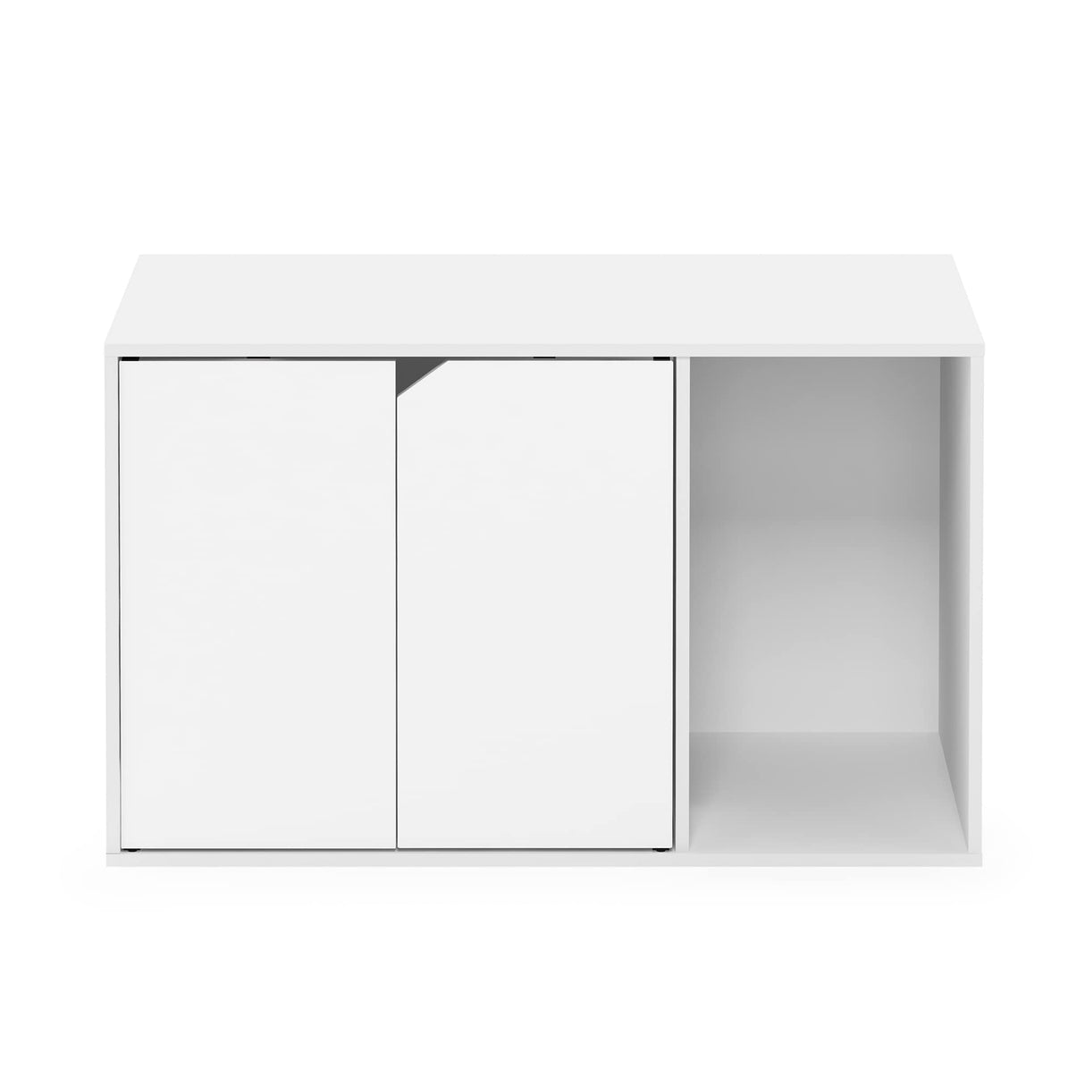 Furinno Peli Litter Box Enclosure, Solid White Furinno