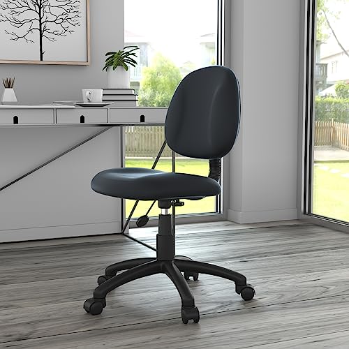 Boss Office Products Posture Task Chair Without Arms in Black, Low-Back (B305) Boss Office Products