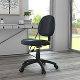 Boss Office Products Posture Task Chair Without Arms in Black, Low-Back (B305) Boss Office Products