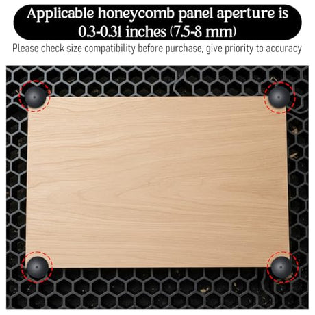 50 PCS Honeycomb Pins for Laser Cutting Honeycomb Laser Bed Pins Laser-Engraver Accessories Honeycomb-Laser Bed Machine Fixing Kit for 7.5mm Xthrotsenk