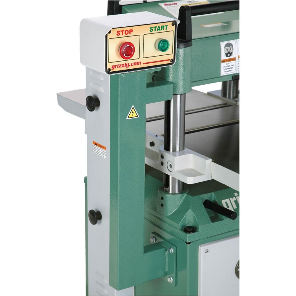 Grizzly G0453Z Planer with Spiral Cutterhead, 15-Inch Grizzly Industrial