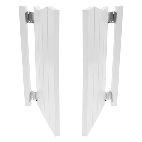 LyeXD 36in Swinging Doors Cafe Doors, Auto Close Swinging Door Arched Top Cafe Door Partition Door with Hinges, Modern Two-Way Double Doors Porch Entrance Swinging Door for Club, Bar (36 * 42 inch) LyeXD