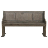 Homelegance Toulon 62" Church Pews Dining Bench, Glaze Oak Homelegance