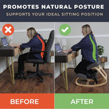 RRI Goods Kneeling Desk Chair, Sturdy Ergonomic Kneeling Chair for Office and Students, Rocking Motion for Natural Movement RRI Goods