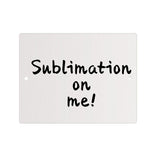 Hotop 3 Pieces Aluminum Weatherproof Metal Sign White Aluminum Sign Blank for Parking Space, Party, Graduation, Birthday, Anniversary, Garden, Art Project Hotop