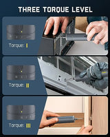 Fanttik S1 Pro 3.7V Electric Screwdriver, Cordless Screwdriver, 16 S2 Metal Bits, 3 Torque Settings, Max 6 N.m, 2000mAh Battery, LED Light, 1/4''Hex, Idea Tool for Furniture/Desktop Computer Fanttik