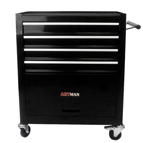 nifoti 4 Drawers Tool Cart on Wheels,Rolling Tool Box Tool Storage， Drawers Rolling Tool Box Organizer Tool Case for Garage, Warehouse, Workshop, nifoti