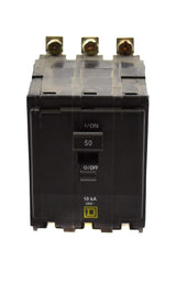 1- Square D QOB350 Bolt-On Circuit Breaker, 50 Amp, Square D