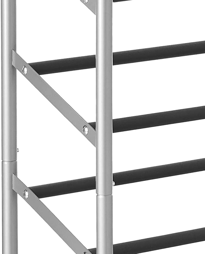 Whitmor 8 Tier Shoe Tower - 40 Pair - With Non-Slip Racks Whitmor