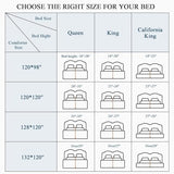 MIOTO 128x120 Oversized King Comforter, Extra Large King Size Comforter Oversized, All Season Soft Lightweight Quilt Down Alternative Duvet Insert with 8 Corner Tabs(128x120, Grey) MIOTO