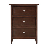 Glory Furniture Daniel 3 Drawer Nightstand in Cappuccino Glory Furniture
