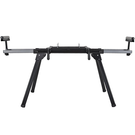 GarveeTech Portable Miter Saw Stand, Folding, Universal Saw Stand for 440 Lb Max Table Saw, 76-4/5'' Adjustable Stand Miter Saw Table, Stainless Steel, Compatible with Most Table Saws GarveeTech