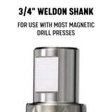 Drill America - DWC5-530-116 5/8" X 1" High Speed Steel Annular Cutter, DWC Series Drill America