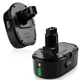 ANTRobut 2 Pack 6500mAh 18V Lithium Battery DC9096 Replacement for Dewalt 18V Battery XRP DC9099 DW9096 DW9098 DW9099 DW9095 Replacement 18 Volt Dewalt Batteries ANTRobut