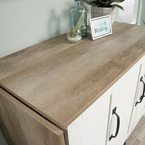 Sauder Miscellaneous Sewing/Craft Cart, L: 39.29" x W: 19.49" x H: 28.54", Soft White finish Sauder