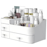 ONXE Makeup Organizer with Drawers,Large Capacity Perfume Organizer,Vanity,Bathroom,Bedroom Countertop Storage for Cosmetics, Perfume, Brushes, Eyeshadow, Skincare, Lipstick, Nail Polish ONXE