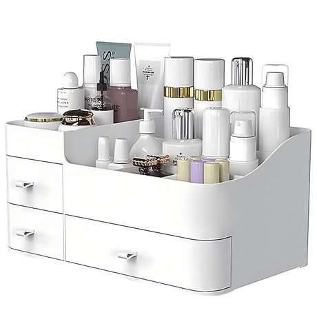 ONXE Makeup Organizer with Drawers,Large Capacity Perfume Organizer,Vanity,Bathroom,Bedroom Countertop Storage for Cosmetics, Perfume, Brushes, Eyeshadow, Skincare, Lipstick, Nail Polish ONXE