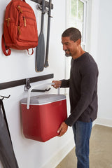 Rubbermaid 15-Piece FastTrack Garage Wall-Mounted Storage Kit, 4 Rails and 11 Hooks, for Home/House/Tool/Sports/Equipment/Utility Purposes Rubbermaid