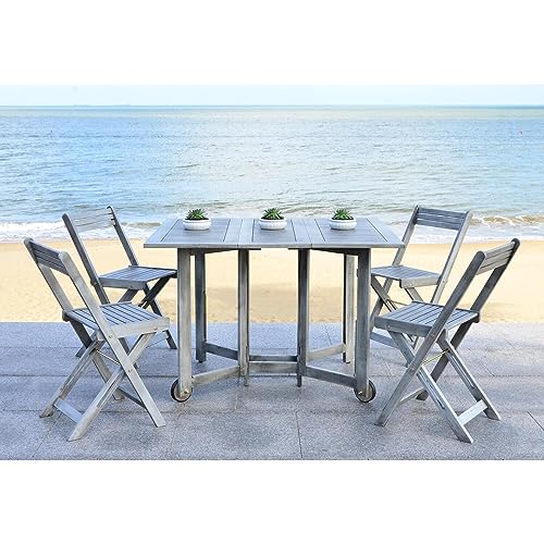 Safavieh Outdoor Living Collection Arvin 5-Piece Dining Set Safavieh