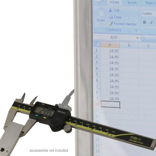 Mitutoyo 500-173 Digital Calipers, Battery Powered, Inch/Metric, for Inside, Outside, Depth and Step Measurements, Stainless Steel, 0"/0mm-12"/300mm Range, +/-0.0015"/0.04mm Accuracy, 0.0005" - WoodArtSupply