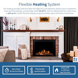 Touchstone Fireplug 24" Electric Fireplace Insert for Existing Masonry Fireplaces | 6 Flame & 13 Ember Colors | Alexa & WiFi Compatible | 1500W Heater Touchstone