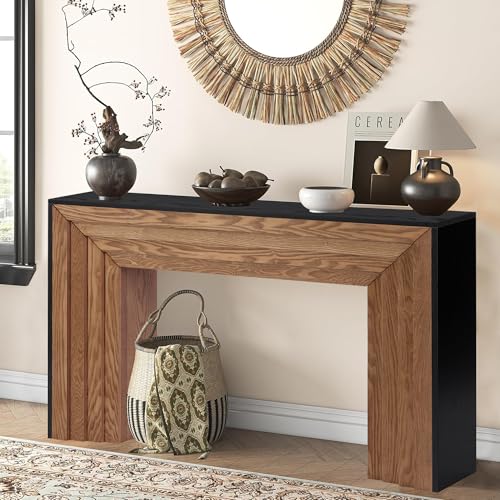 MDQMD 47'' Console Table for Entryway,Mid Century Modern Console Table,Narrow Entryway Table for Living Room, Hallway, Foyer, Easy Assembly MDQMD