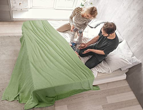 Utopia Bedding Sage Green 100% Cotton Waffle Blanket 300 GSM [King - 90x108 Inch] Soft Lightweight Breathable Bed Blanket for All Season Utopia Bedding