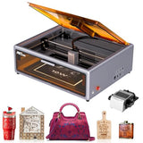 Creality Falcon A1 10W Laser Engraver, Enclosed Laser Cutter with Air Assist, HD Camera Positioning, Beginner-Friendly, Class 1 Safety Laser Engraving Machine for Wood and Metal, Acrylic Creality