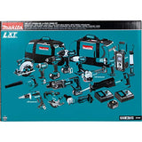Makita XT1501 18V LXT® Lithium-Ion Cordless 15-Pc. Combo Kit (3.0Ah) Makita