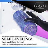 Counter Culture DIY Fast Set Epoxy Resin, 1 Gallon Kit, Quick Art Supplies for Coating, Casting, Geodes, Tabletop, Bar Top, Live Edge River Tables, Metallic Stains… Counter Culture DIY