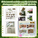 Flever Dollhouse Miniature DIY House Kit Creative Room with Furniture for Romantic Valentine's Gift (Forest Wonderland)