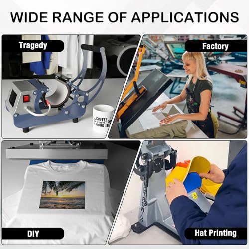 Soleeya 4 Pcs Silicone Heat Press Cover Pad Mat 4"x8"x1/8" with High-Temperature Tape, Heat Resistant Foam Heat Press Accessories and Supplies for Hat Press, Transfer Vinyl, DIY Small Business Soleeya