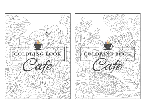 Ocean Life Coloring Book for Adults: Beautiful Ocean Wildlife Designs with Whales, Dolphins, Turtles, Tropical Fish and More WoodArtSupply