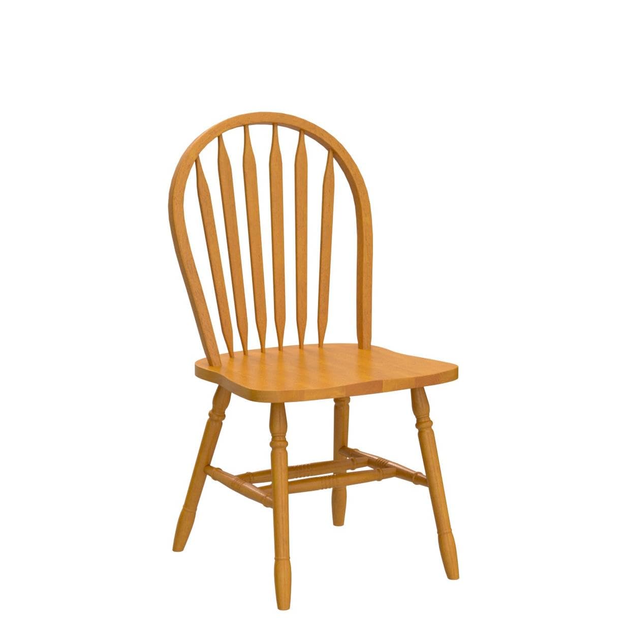 Sunset Trading Oak Selections Dining Chair, Light Finish 19.5D x 20W x 38H in - WoodArtSupply