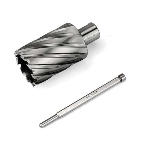 JESTUOUS Annular Cutter 3/4 Inch Weldon Shank 1-5/8 Cutting Diameter 2 Cutting Depth Slugger Bits HSS Kit for Magnetic Drill Press JESTUOUS