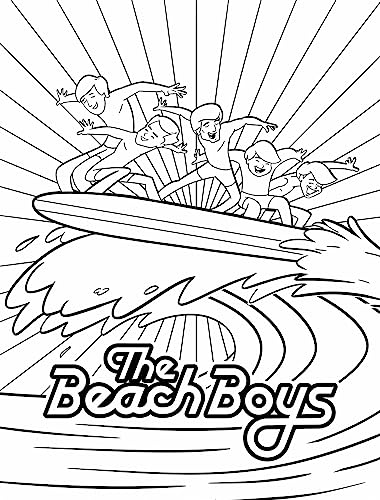 The Beach Boys Official Coloring Book WoodArtSupply