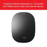 ZWILLING Enfinigy Digital Kitchen Food Scale, Max weight 22lbs, Grams & Ounces, 0.1-gram Accuracy, Black ZWILLING