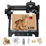 ACMER S1 Laser Engraver 2500mW, Compact Desktop Engraving & Cutting Machine for DIY Crafts, Small Business & Makers, 130×130mm Work Area, 0.04mm Detail Engraving for Wood, Acrylic ACMER