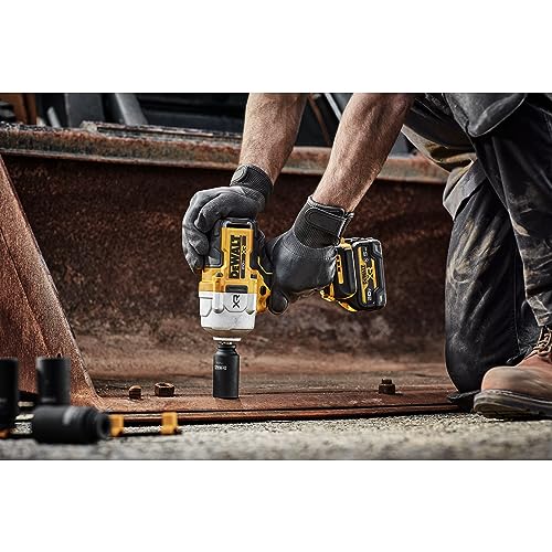 DEWALT 20V MAX Cordless Impact Wrench, 1/2" Hog Ring, High Torque, Brushless, Bare Tool Only (DCF961B) - WoodArtSupply