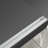 LITFAD Mutil-Functional Wood Wardrobe Modern Storage Armoire Closet with Sliding Doors Freestanding Closet with Shelves and Clothing Rods for Bedroom,White-39.5" L x 18" W x 71" H LITFAD