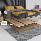 Treaton, Folding Bunkie Board – Low-Profile 79″ x 58″ Mattress Support Platform for Daybeds, Bunk Beds, Futons & Metal/Wood Frames – Prevents Sagging, Easy to Install & Store Treaton