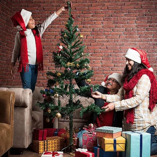 DJEMMPS Christmas Tree Stand, Folding Xmas Tree Stand Metal Christmas Tree Stand for Artificial Tree Folding Stand,Christmas Tree Base, Fits 0.5-1.25 Inch Pole DJEMMPS