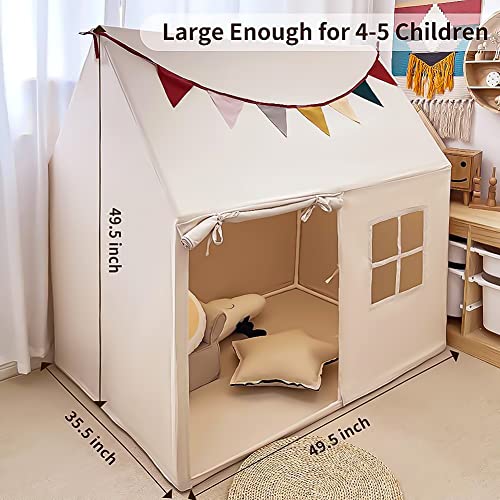 Kids Tent Indoor & Outdoor Toddler Tent Kids Play Tent Large Kids Playhouse Tent Toys with Pennant Banners Razee Razee