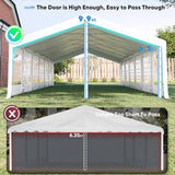 Quictent 20x40ft Party Tent Heavy Duty Outdoor Canopy Tent Carport Wedding Event Shelter BBQ Wedding Tents for Parties with Storage Bags(Church) Quictent