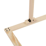 7ft Wooden Wedding Arch Stand Square Wood Arch Wedding Arbor Backdrop Stand Frame Flower Garden Arch for Indoor Outdoor Party Garden Flower Plant Rack (Square Shape) ReqianXH