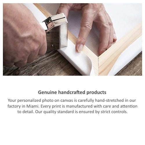 Photo.Gifts - Custom Canvas Prints with Your Photos 14"x10" - Customize with Your Picture & Text - Personalized Photo Canvas Prints Wall Art - Canvas Photo Stretched on Wooden Frame Photo.Gifts