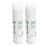Creality 3D Printer Glue Stick Warping Reducing 3D Printer Glue Stick for Hot Bed 3D Printer Bed Adhesive PVP Solid 3D Print Glue Stick for PLA/ABS/PETG/PC/PA/TPU (Pack of 2) Creality