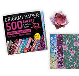 Origami Paper 500 sheets Cherry Blossoms 6" (15 cm): Tuttle Origami Paper: Double-Sided Origami Sheets Printed with 12 Different Patterns (Instructions for 6 Projects Included) Tuttle Publishing