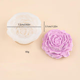 3D Peony Flower Silicone Molds Set, 3 Sizes, for Candle Making, Soap, Resin Crafts JIECHOGJ