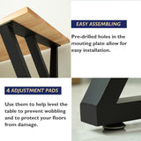 BOTAOYIYI Table Legs 36 Inch, Counter Height Table Legs, Bar Metal High Tall Base Desk Steel for Kitchen or Outdoor BOTAOYIYI